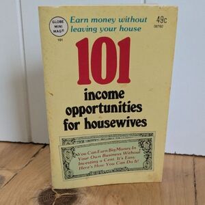 Vintage Globe Mini Mag  101 Income Opportunities for Housewives - Paperback
